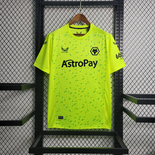 Camisa Wolverhampton Goleiro 23/24 - Modelo Torcedor