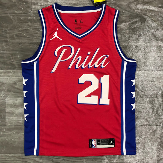 Regata NBA Philadelphia 76ers Jordan Red