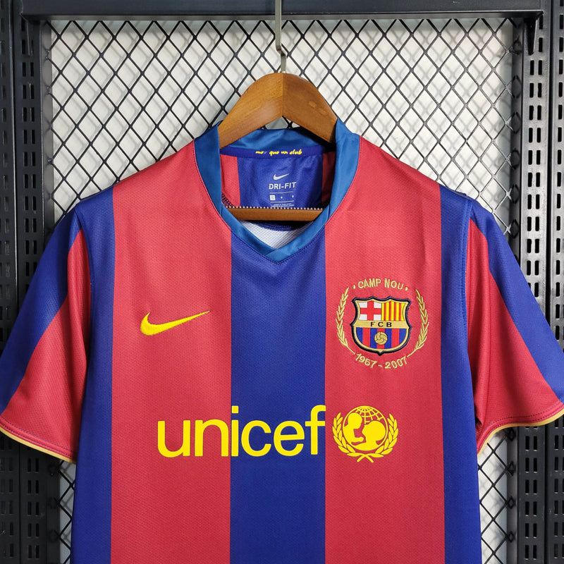 Camisa Barcelona I 07/08 - Modelo Retrô