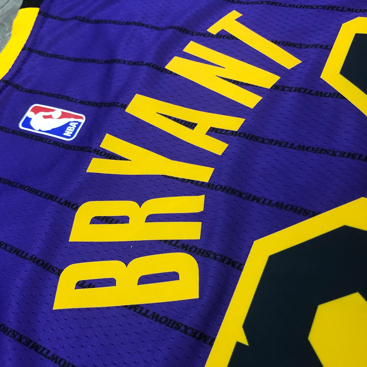 Regata NBA Los Angeles Lakers Round Neck Purple