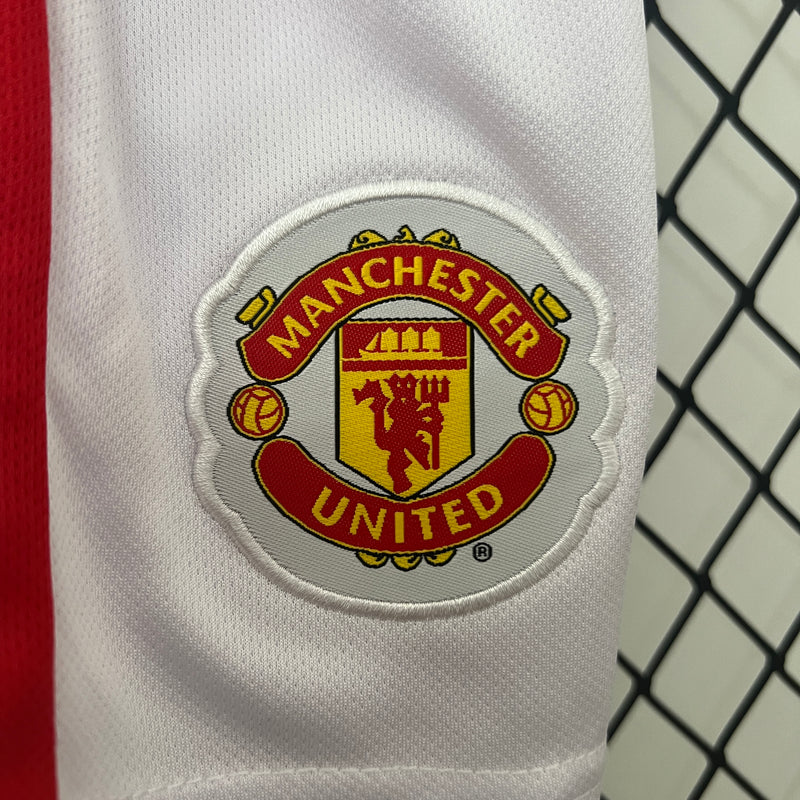 Conjunto Manchester United I 09/10 - Modelo Infantil