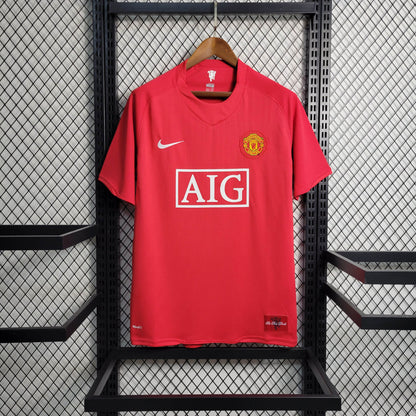 Camisa Manchester United I 07/08 - Modelo Retrô