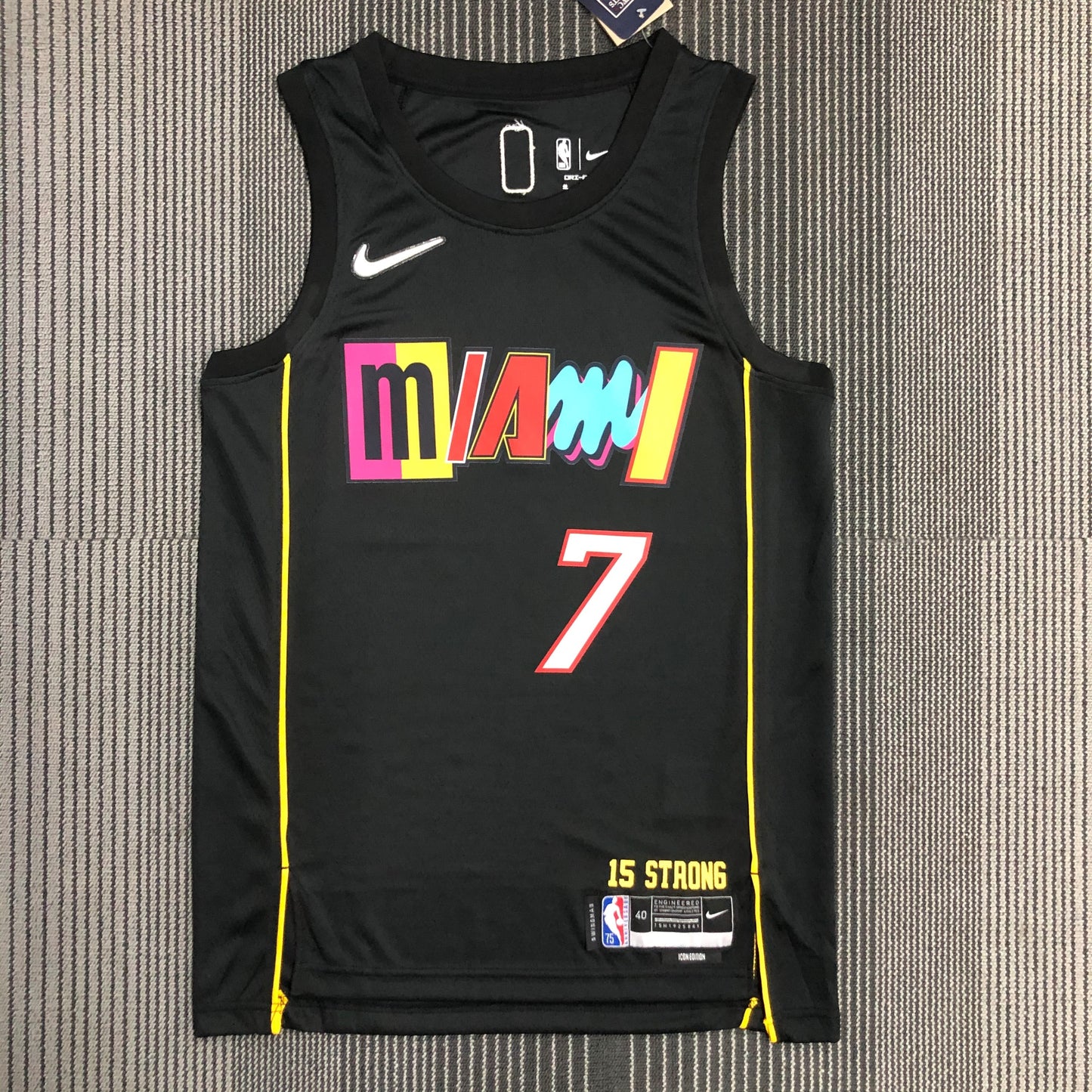 Regata NBA Miami Heat City Edition Black