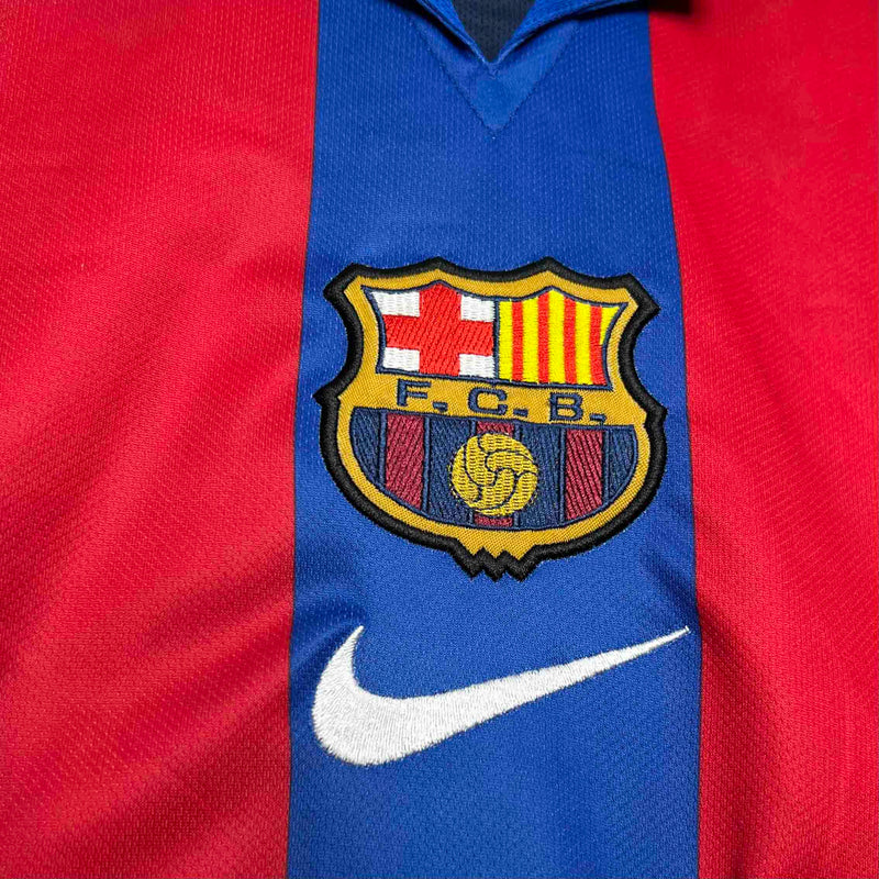 Camisa Barcelona I 04/05 - Modelo Retrô