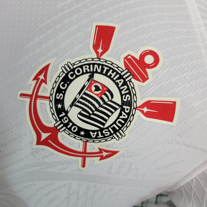 Camisa Corinthians I + Patrocínios 23/24 - Modelo Jogador