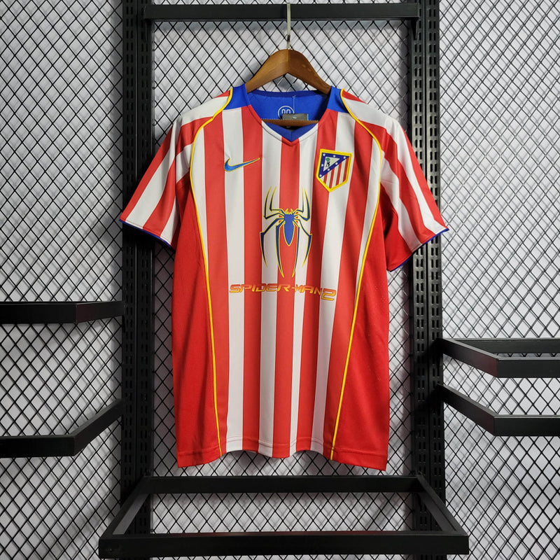 Camisa Atlético de Madrid I 04/05 - Modelo Retrô