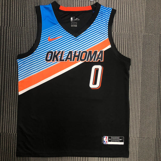 Regata NBA Oklahoma City Thunder City Edition Black