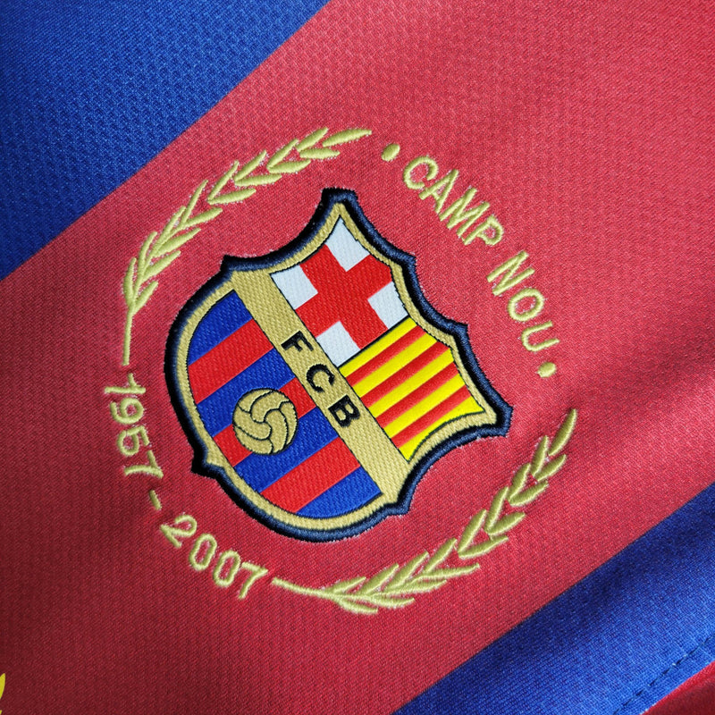 Camisa Barcelona I 07/08 - Modelo Retrô