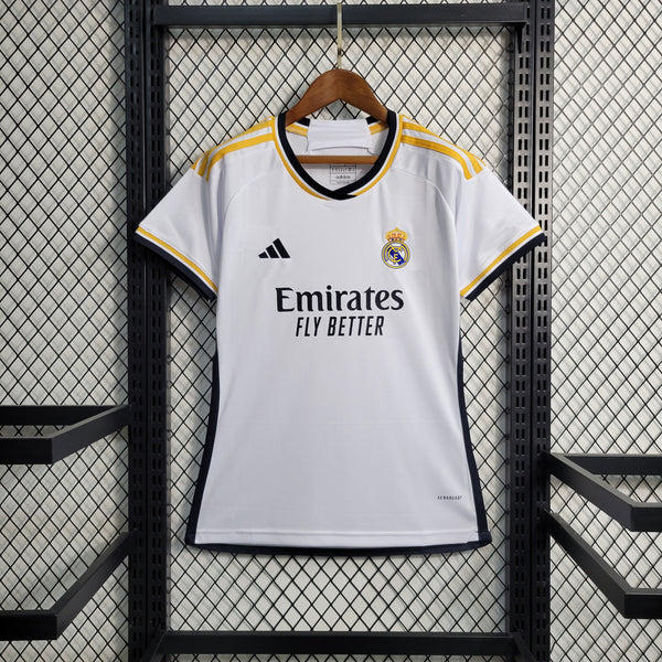 Camisa Real Madrid I 23/24 - Modelo Feminino