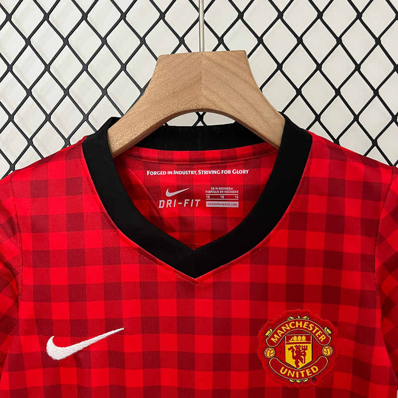 Conjunto Manchester United I 12/13 - Modelo Infantil