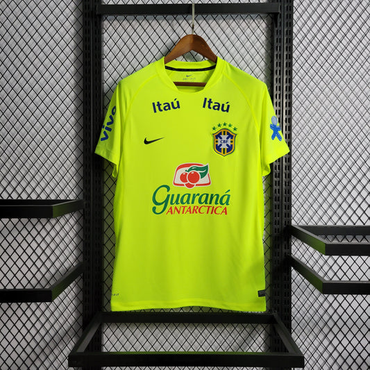 Camisa Brasil Treino + Patrocínios 22/23 - Modelo Torcedor