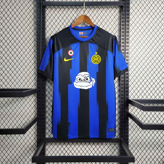 Camisa Inter de Milão I - Edição Tartarugas Ninjas 23/24 - Modelo Torcedor