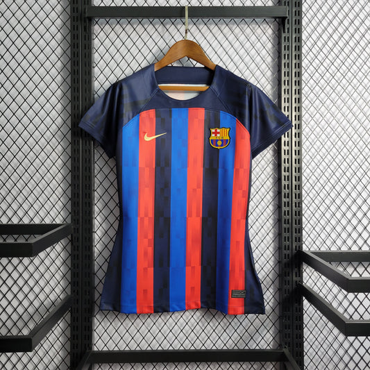 Camisa Barcelona I 22/23 - Modelo Feminino