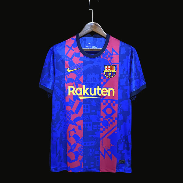 Camisa Barcelona III 21/22 - Modelo Retrô