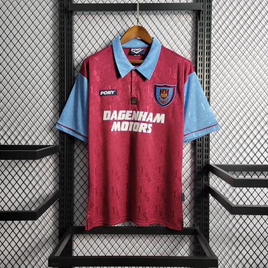 Camisa West Ham I 95/96 - Modelo Retrô