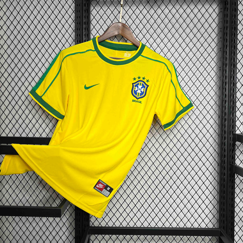 Camisa Brasil I 98/99 - Modelo Retrô