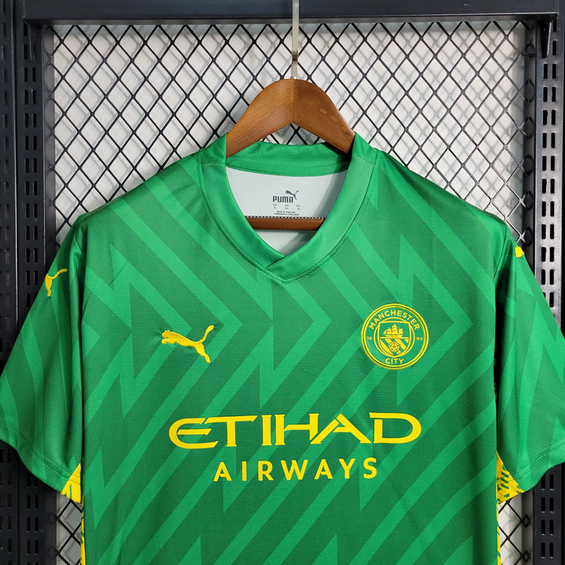 Camisa Manchester City Goleiro 23/24 - Modelo Torcedor