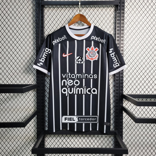 Camisa Corinthians II + Patrocínios 23/24 - Modelo Torcedor