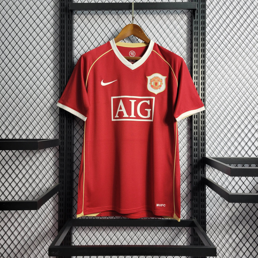 Camisa Manchester United I 06/07 - Modelo Retrô