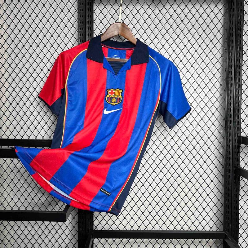 Camisa Barcelona I 04/05 - Modelo Retrô