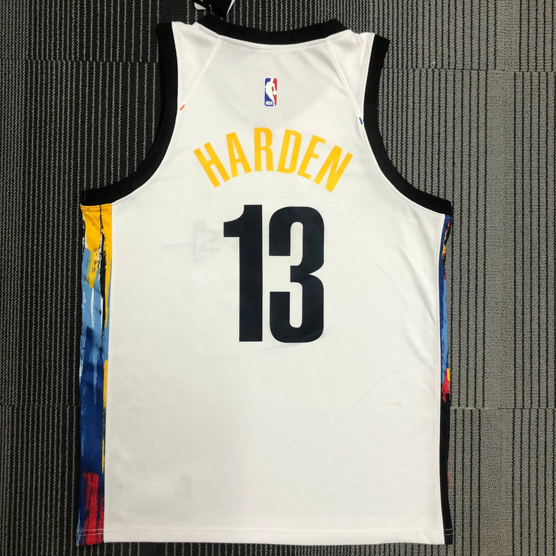 Regata NBA Brooklyn Nets Graffiti White