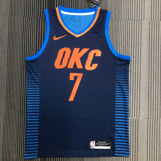 Regata NBA Oklahoma City Thunder Blue Stripes