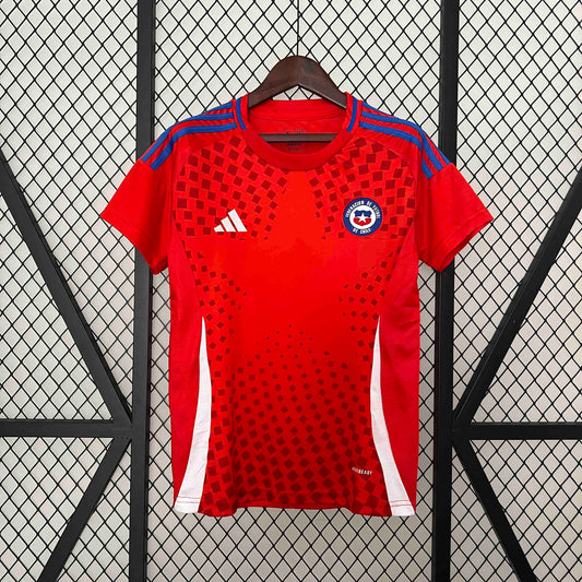 Camisa Chile I 24/25 - Modelo Feminino