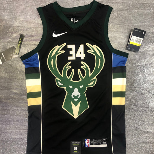 Regata NBA Milwaukee Bucks Black