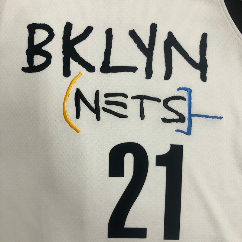 Regata NBA Brooklyn Nets Graffiti White