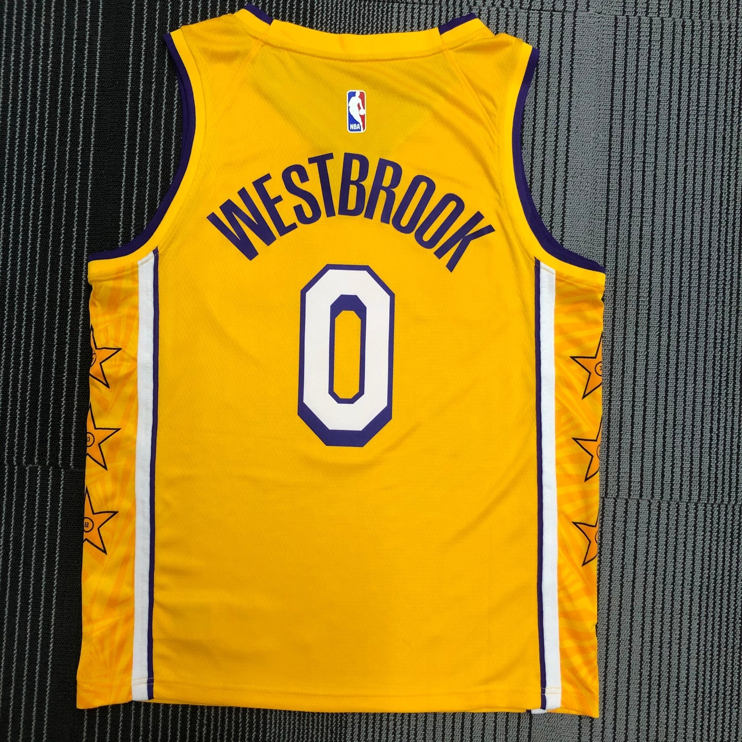 Regata NBA Los Angeles Lakers City Edition yellow