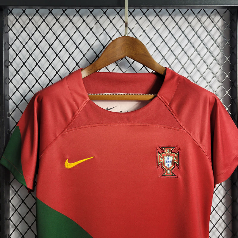 Camisa Portugal I 22/23 - Modelo Feminino