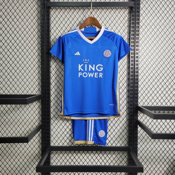 Conjunto Leicester City I 23/24 - Modelo Infantil