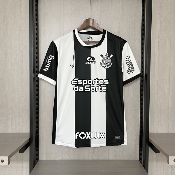 Camisa Corinthians III + Patrocínios 24/25 - Modelo Torcedor