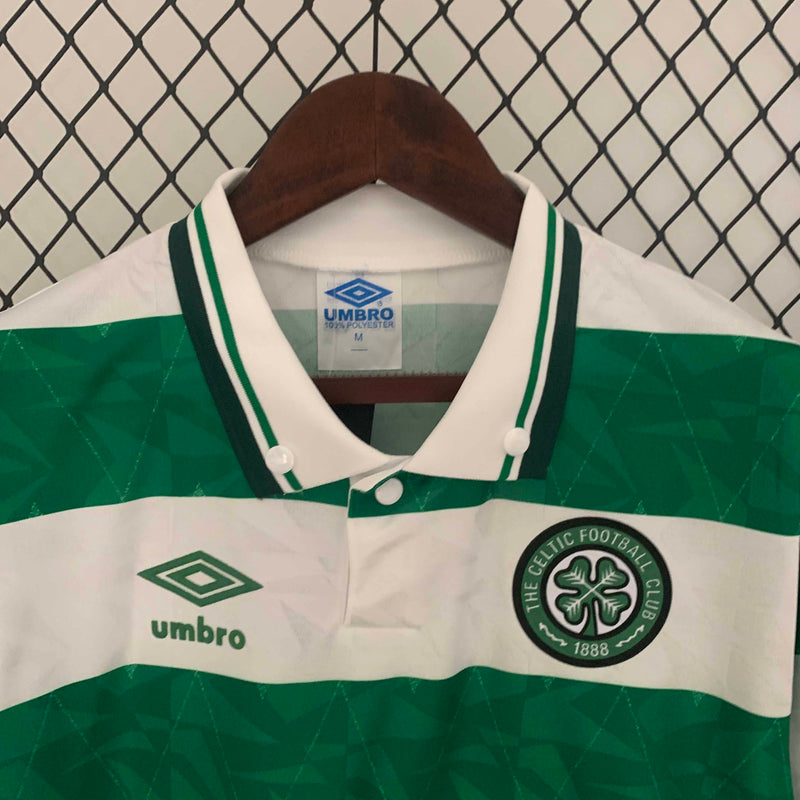 Camisa Celtic I 89/91 - Modelo Retrô