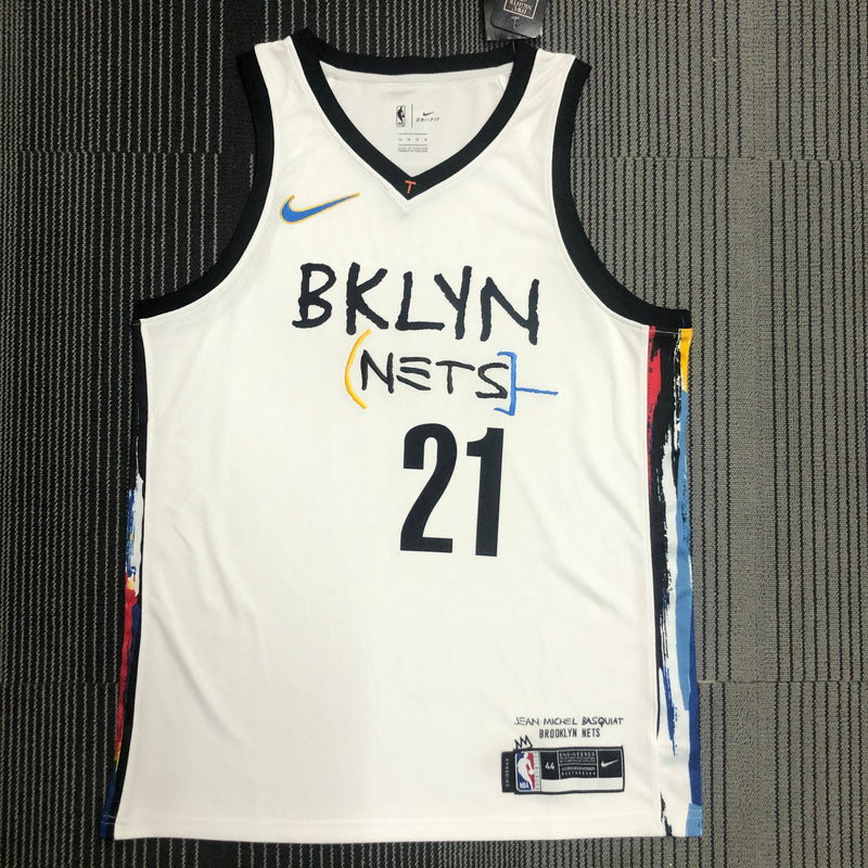 Regata NBA Brooklyn Nets Graffiti White