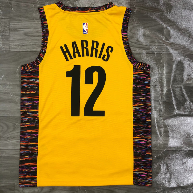 Regata NBA Brooklyn Nets Commemorative Edition Yellow