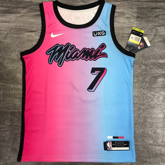 Regata NBA Miami Heat City Edition Pink Blue