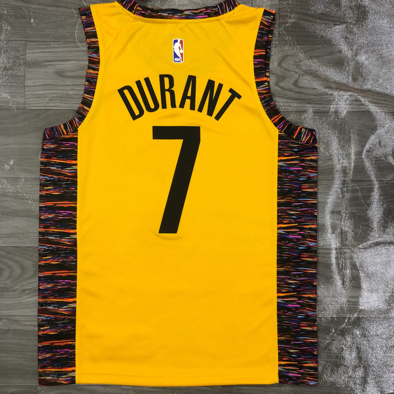 Regata NBA Brooklyn Nets Commemorative Edition Yellow