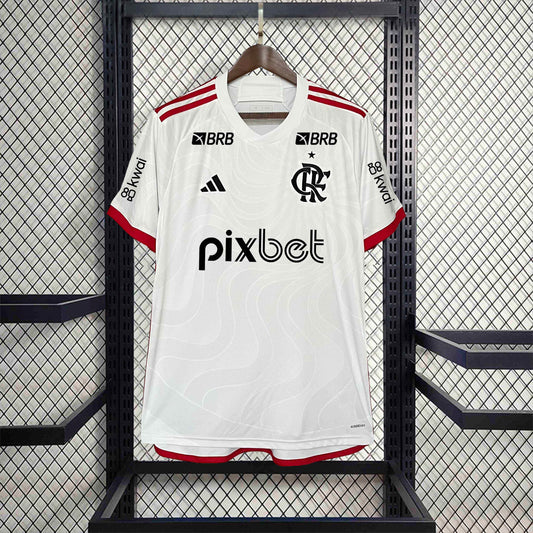 Camisa Flamengo II + Patrocínios 24/25 - Modelo Torcedor