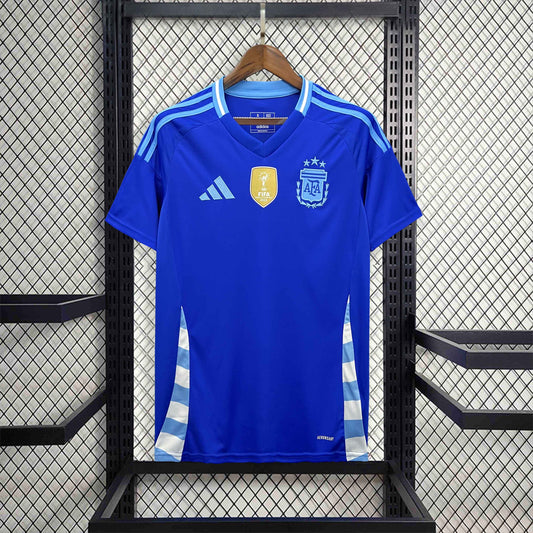 Camisa Argentina II + Patch Campeão 22 24/25 - Modelo Torcedor