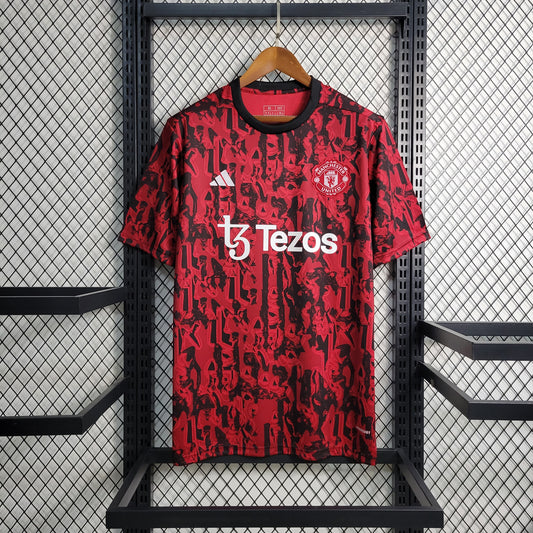 Camisa Manchester United Treino 23/24 - Modelo Torcedor