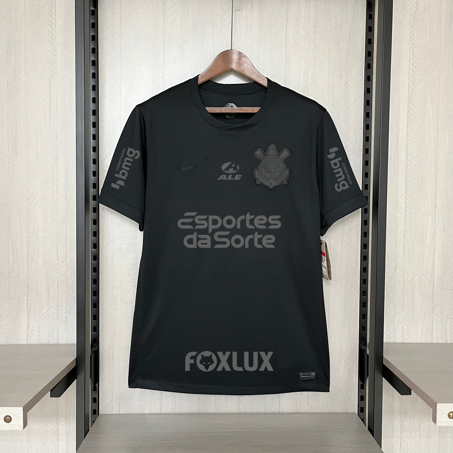 Camisa Corinthians II + Patrocínios 24/25 - Modelo Torcedor