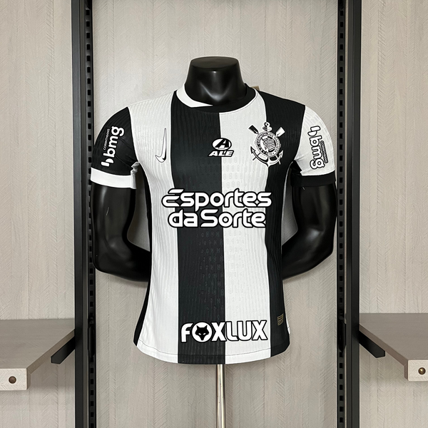 Camisa Corinthians III + Patrocínios 24/25 - Modelo Jogador