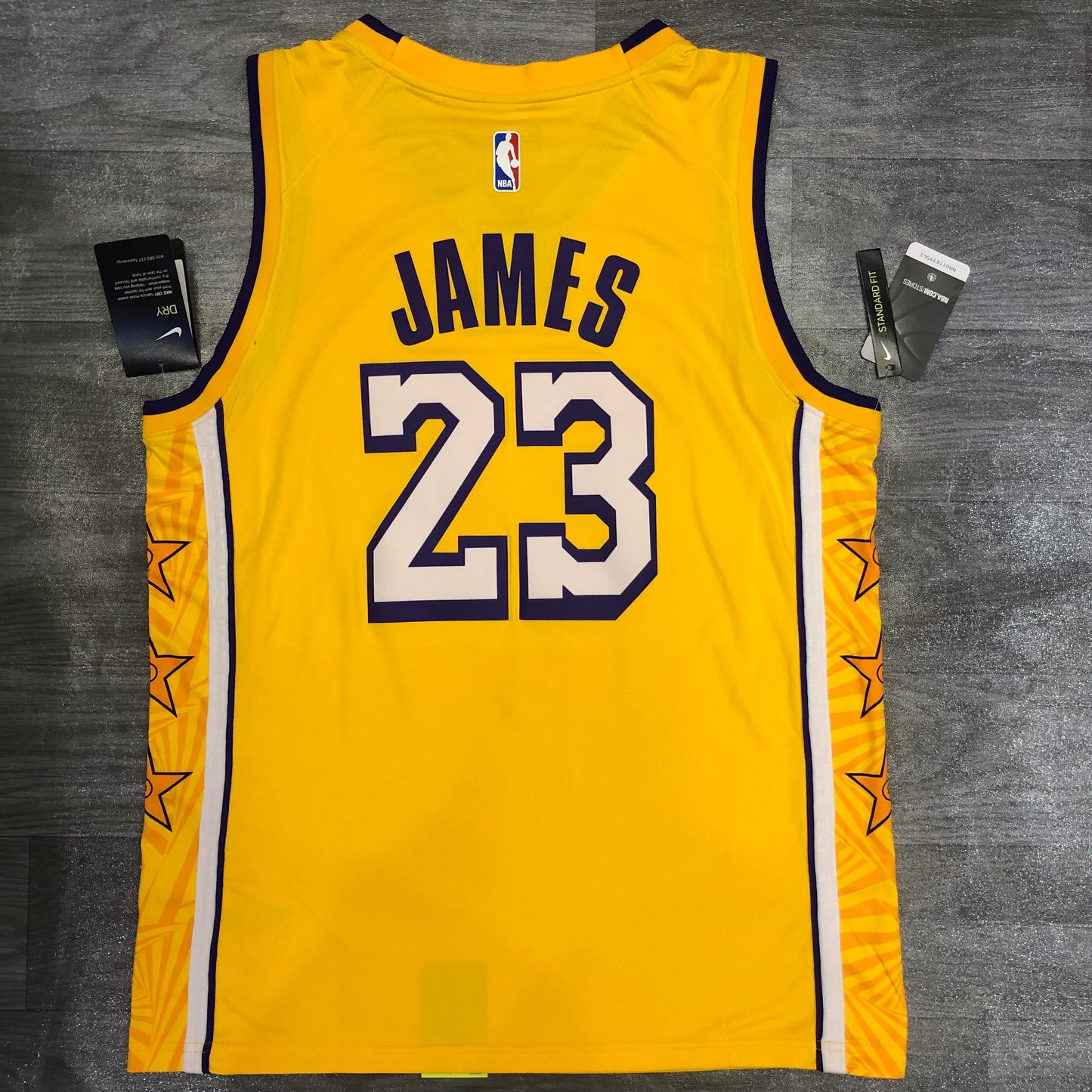 Regata NBA Los Angeles Lakers City Edition yellow
