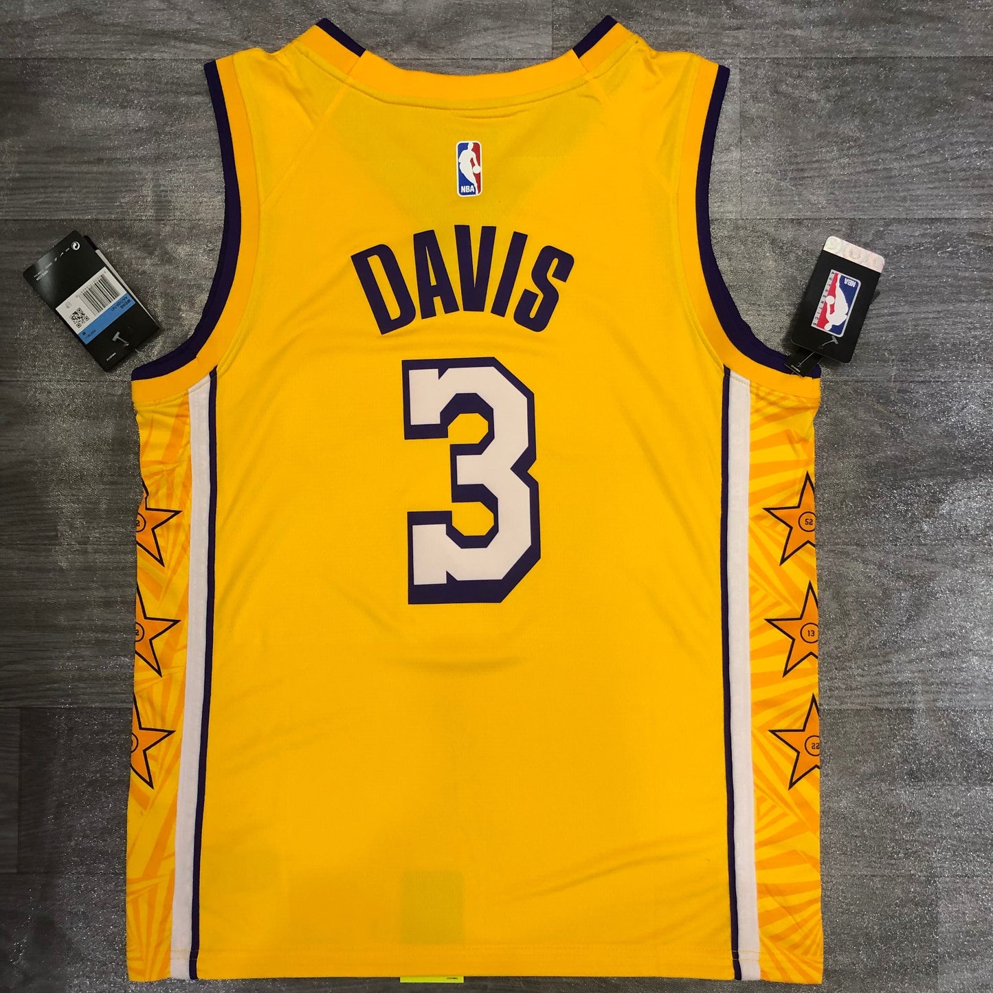 Regata NBA Los Angeles Lakers City Edition yellow