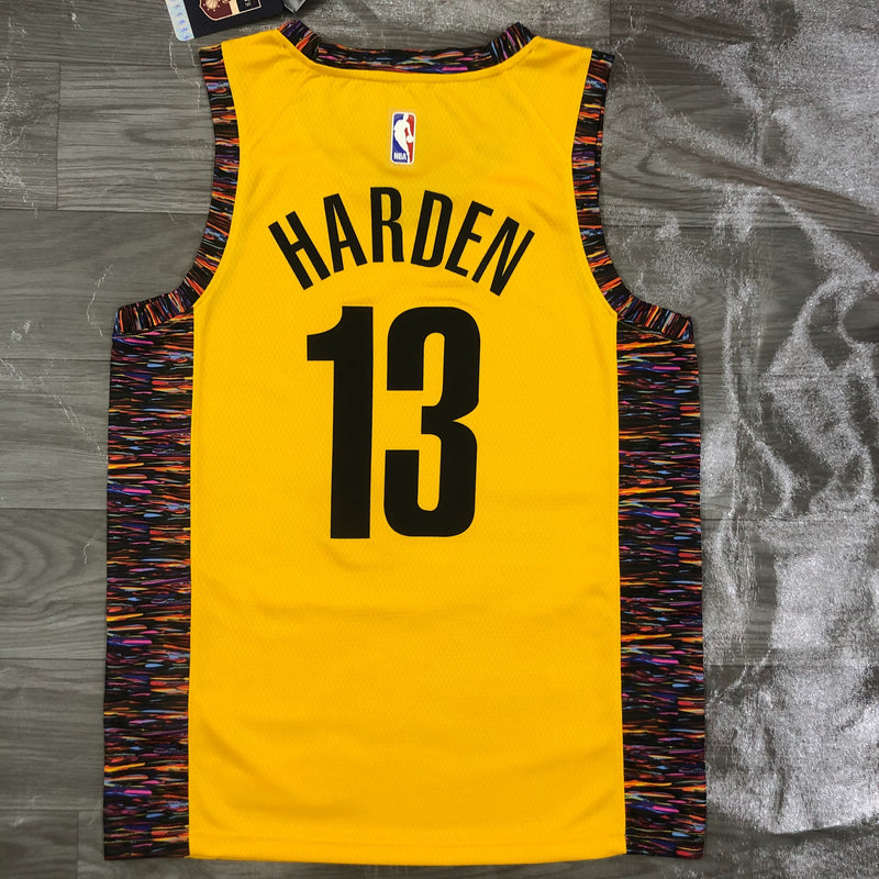 Regata NBA Brooklyn Nets Commemorative Edition Yellow