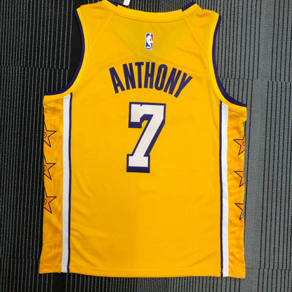 Regata NBA Los Angeles Lakers City Edition yellow